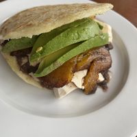 Arepa at Kaxapa Factory in Playa Del Carmen