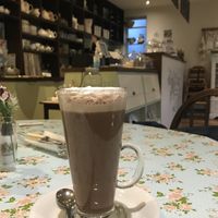Hot chocolate for a cold wet January afternoon    at Bread and Butterflies in West Bridgford