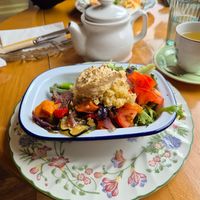 The warm salad at Bread and Butterflies in West Bridgford