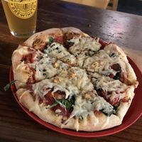 Garlic veggie small ( I think vegan cheese was $3 extra /: ) Iz good tho!  at Pizza Port - Ocean Beach in San Diego