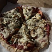 Garlic veggie w/ whole wheat crust and vegan cheese  at Pizza Port - Ocean Beach in San Diego