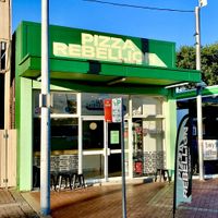 Directly next to the BP servo on the right. #Veganuary at Pizza Rebellion in Orange