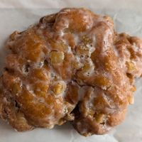 apple fritter at Pacific Donuts in Forest Grove