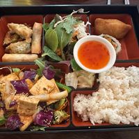Teriyaki tofu plate. It was just okay   at TJ Katsu in Wellington