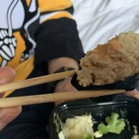 Their famous tofu crab meat   at Ogenki in Vancouver