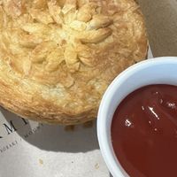 Mince & Cheese Vegan Pie    at The Hermitage Hotel in Mt Cook