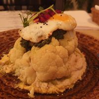 Kalafior jajco i humus w oliwie....super at Zwycięska 9 in Wroclaw
