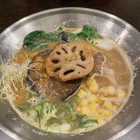 Vegan tonkotsu miso ramen  at Ane Ramen in Maastricht