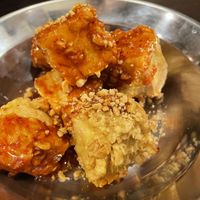 Sweet spicy fried tofu  at Ane Ramen in Maastricht