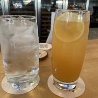 Apple lemonade (very tasty)   at True Food Kitchen in Santa Monica