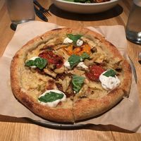 Vegan pizza at True Food Kitchen in Santa Monica