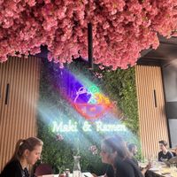 Inside restaurant  at Maki & Ramen in Glasgow