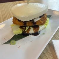 Pumpkin bao from the specials menu  at Maki & Ramen in Glasgow