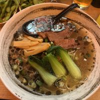 Black garlic vegan ramen  at Maki & Ramen in Glasgow