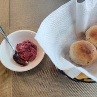 Vegan paté at White Tara Restaurant in Ulaanbaatar