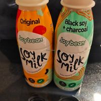 Bottled soya milk at Jollibean - Pioneer MRT in West Singapore