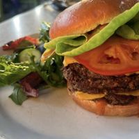 burger  at True Food Kitchen in Newport Beach