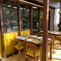 Outdoor seating   at Vegan Vogue in Bangalore