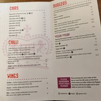 Menu at Coach and Horses in Norwich