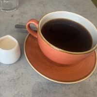 Americano with oat milk  at Lake Road Brunch in Keswick