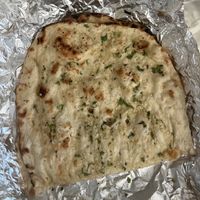 garlic naan  at Vegan Seeds Of India at Tandoori Xpress in San Diego