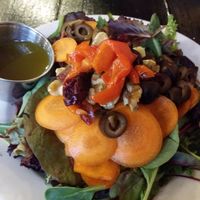 garden salad at Frankie's in Mendocino