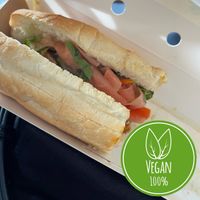 The vegetarian sandwich “vegan”  🌯 🌱   at BOGA in Jeddah