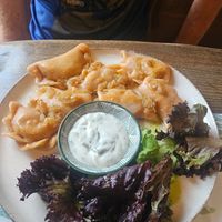 Pierogi with lentils at Metafora in Szklarska Poreba