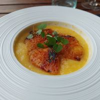 Creme Brulee mit Ananas at Cancan in Rouen