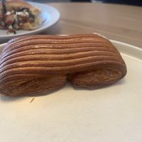 Crème and chocolate… warmed to perfection!   at Bonjour Patisserie in San Diego