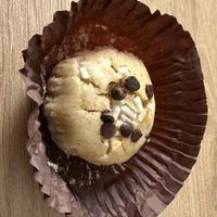 The dessert!!  I don’t know what it’s called but it’s a little cake with yogurt,  vegan Nutella, and more    at Gusto Arsizio in Busto Arsizio