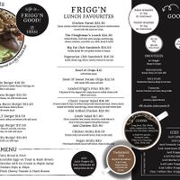 Menu as of 31/01/2022  at Frigg in Manly West