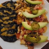 Chilaquiles at Los Gatos Locos in Ojochal De Osa