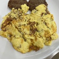 Just egg and breakfast sausagee  at The Lucky Penny Diner and Deli in Naperville