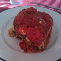 Vegan Lasagna at Munch in Oak Park