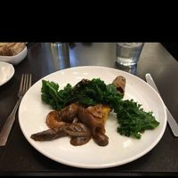 Wild mushrooms and polenta at Munch in Oak Park