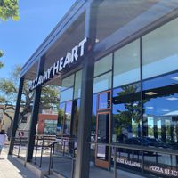 Upon Arrival (Interior is Surfer Chic Decor)  at Pizza My Heart in Burlingame