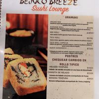 Vegan Mix at Bejuco Breeze Sushi Lounge in Esterillos Este