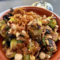 oven roasted brussel sprouts   at Gravity Heights in San Diego