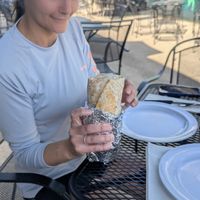 Vegan Bahn mi Burrito at Iron Goat Brewing in Spokane