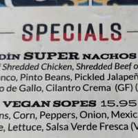 Menu at ESPADÍN in Temecula