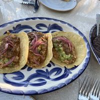 Tofu & chorizo tacoss  at Pueblo in San Diego