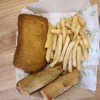 Combo 1 con seitan apanado con quesito at OrientLife in Santiago