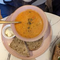 Seasonal soup #Veganuary at Rise Plant Kitchen + Movement Studio in Malvern