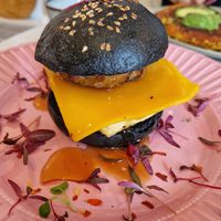 Epic burger  at Rise Plant Kitchen + Movement Studio in Malvern
