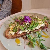 Loaded toast  at Rise Plant Kitchen + Movement Studio in Malvern