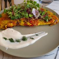 Protein omelette at Rise Plant Kitchen + Movement Studio in Malvern