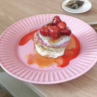 Rainbow pancakes at Rise Plant Kitchen + Movement Studio in Malvern