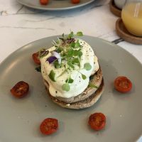 Tofu Benedict 🤤  at Rise Plant Kitchen + Movement Studio in Malvern