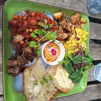 Rise and shine breakfast not glutenfree at Rise Plant Kitchen + Movement Studio in Malvern